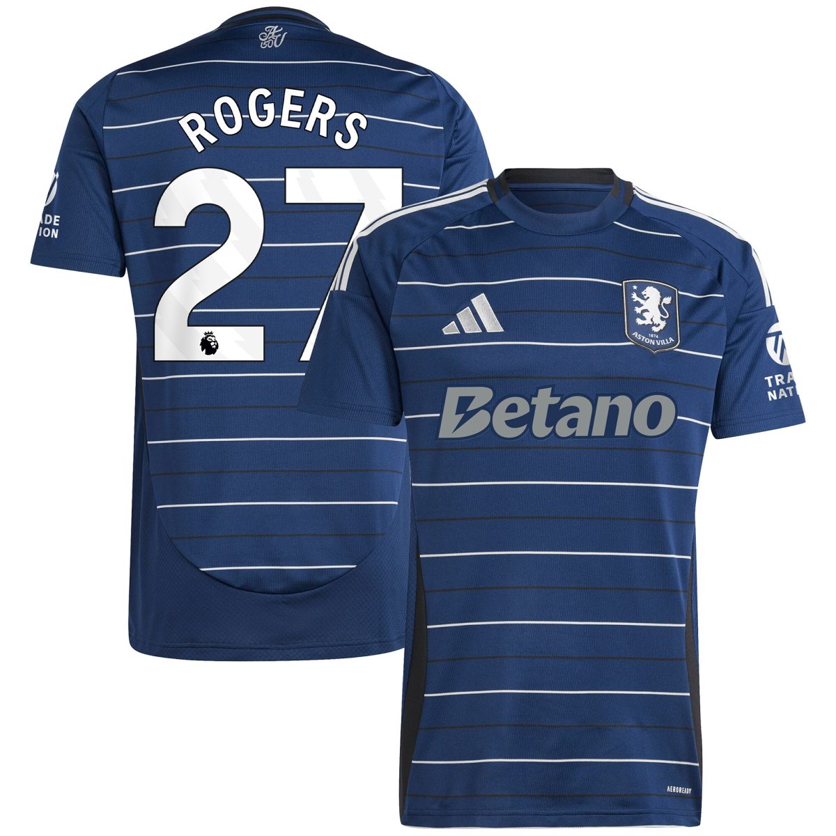 aston villa adidas third shirt 2024-25 with rogers 27 printing Collection - Aston Villa Fan Shop Official Gear