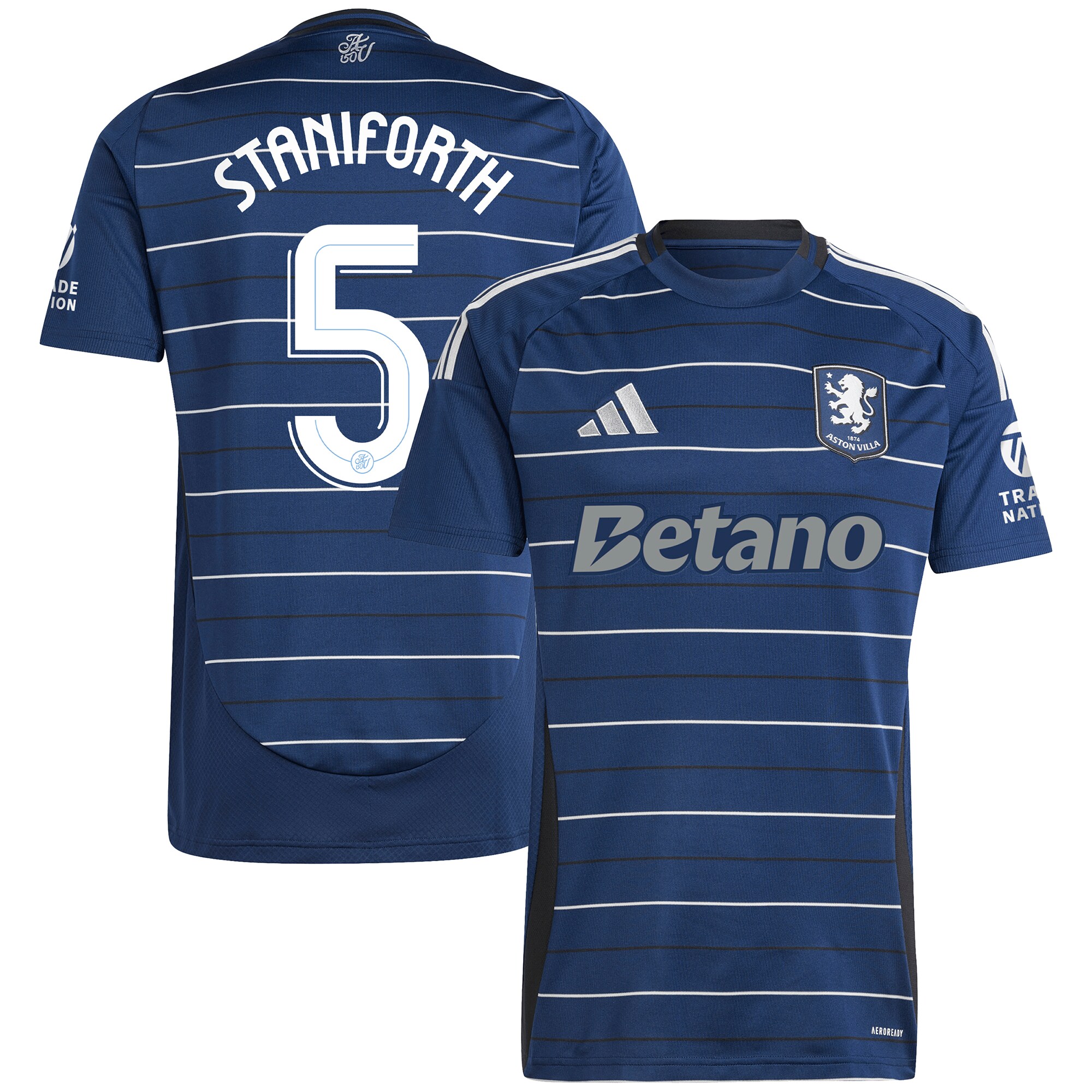aston villa adidas third shirt 2024-25 with staniforth 5 cup printing Collection - Aston Villa Fan Shop Official Gear