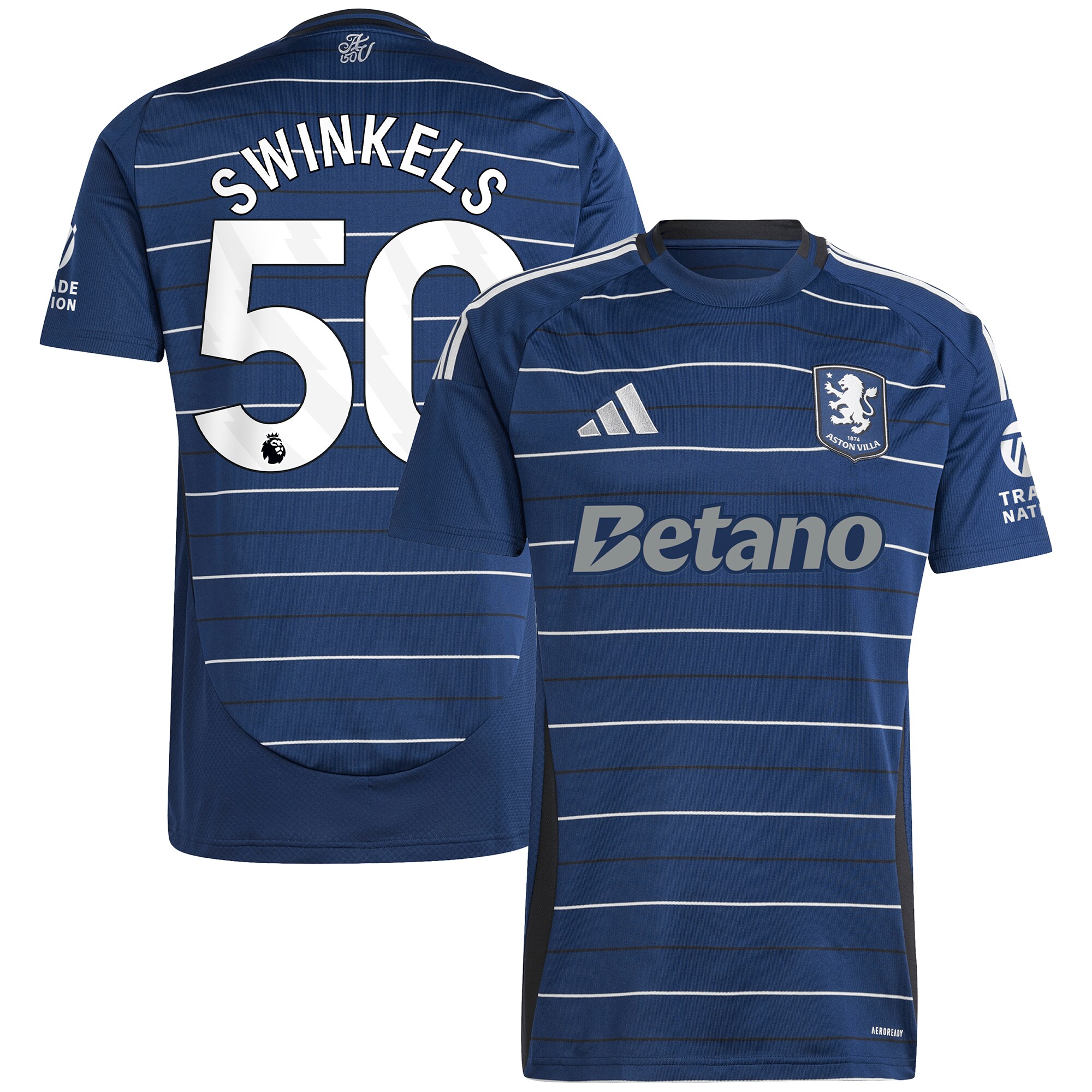 aston villa adidas third shirt 2024-25 with swinkels 50 printing Collection - Aston Villa Fan Shop Official Gear