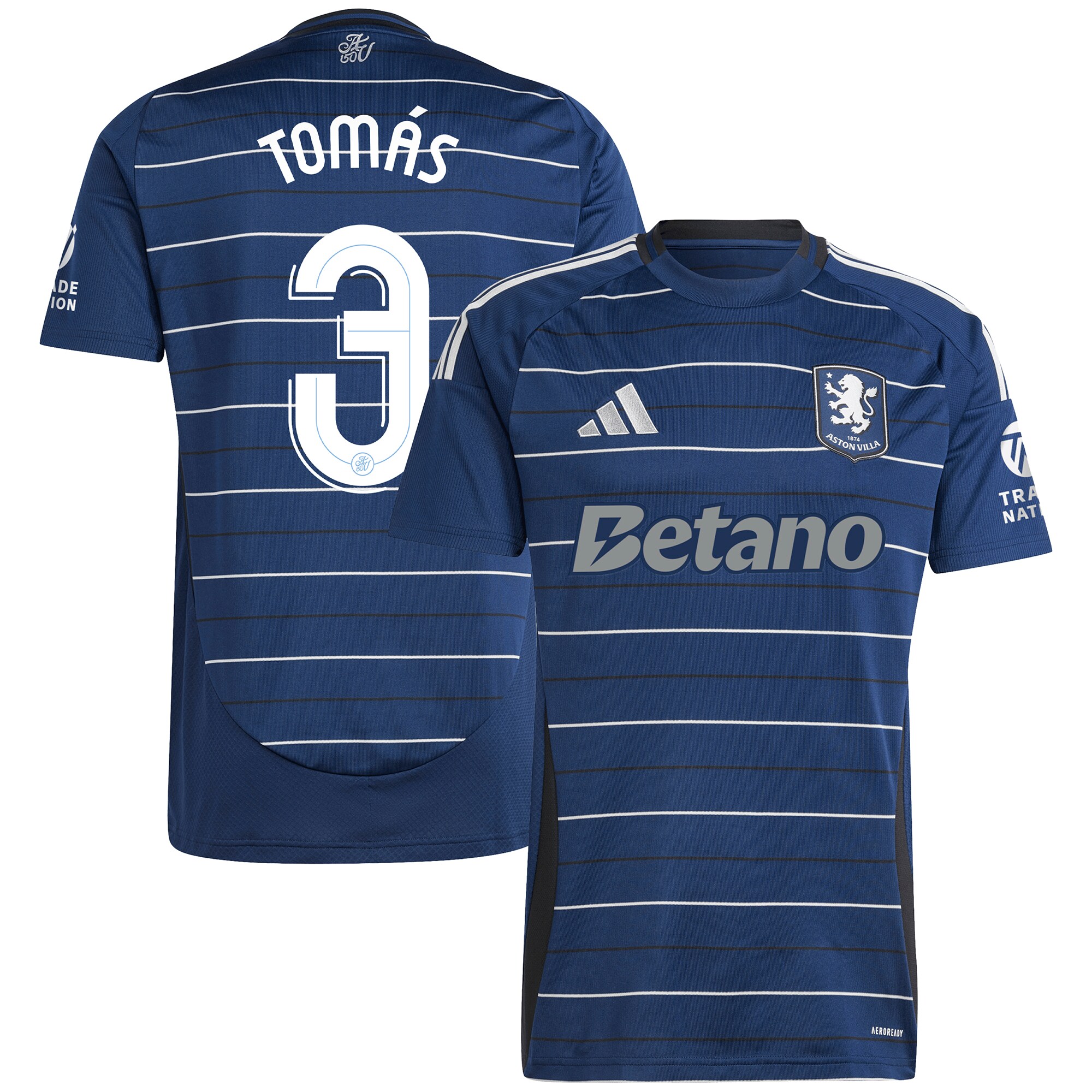 aston villa adidas third shirt 2024-25 with tomás 3 cup printing Collection - Aston Villa Fan Shop Official Gear