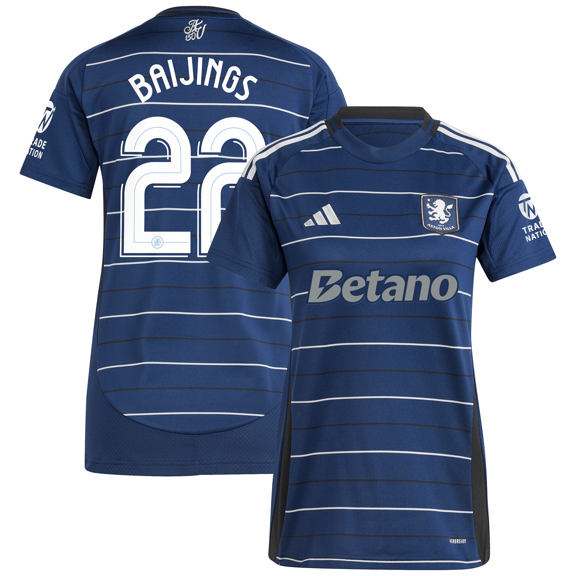 aston villa adidas third shirt 2024-25 – womens with baijings 22 cup printing Collection - Aston Villa Fan Shop Official Gear