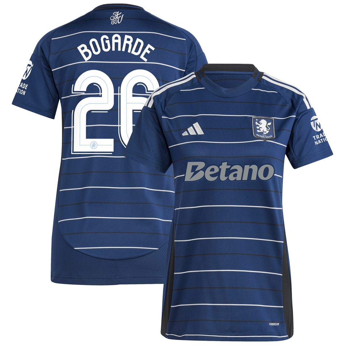 aston villa adidas third shirt 2024-25 – womens with bogarde 26 cup printing Collection - Aston Villa Fan Shop Official Gear