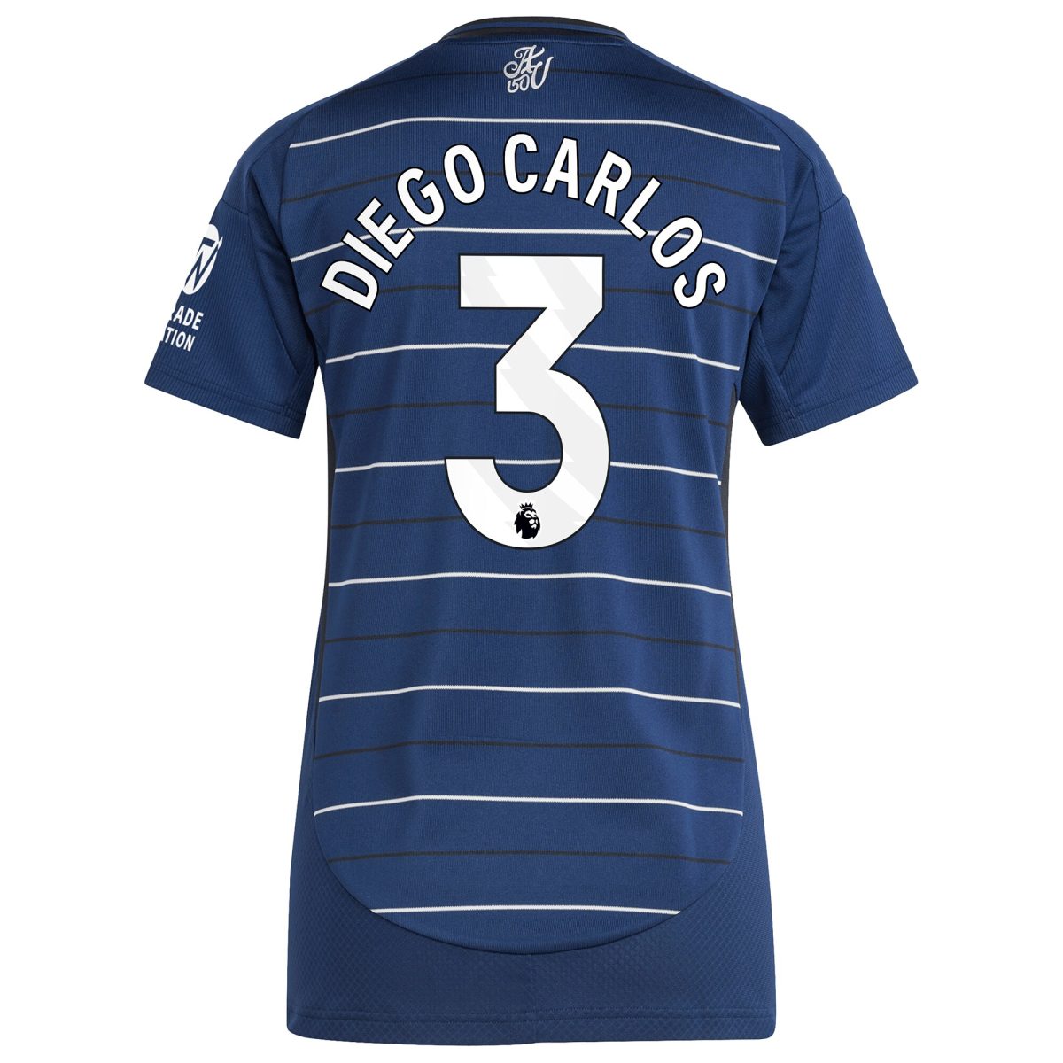 aston villa adidas third shirt 2024-25 – womens with diego carlos 3 printing Collection - Aston Villa Fan Shop Official Gear