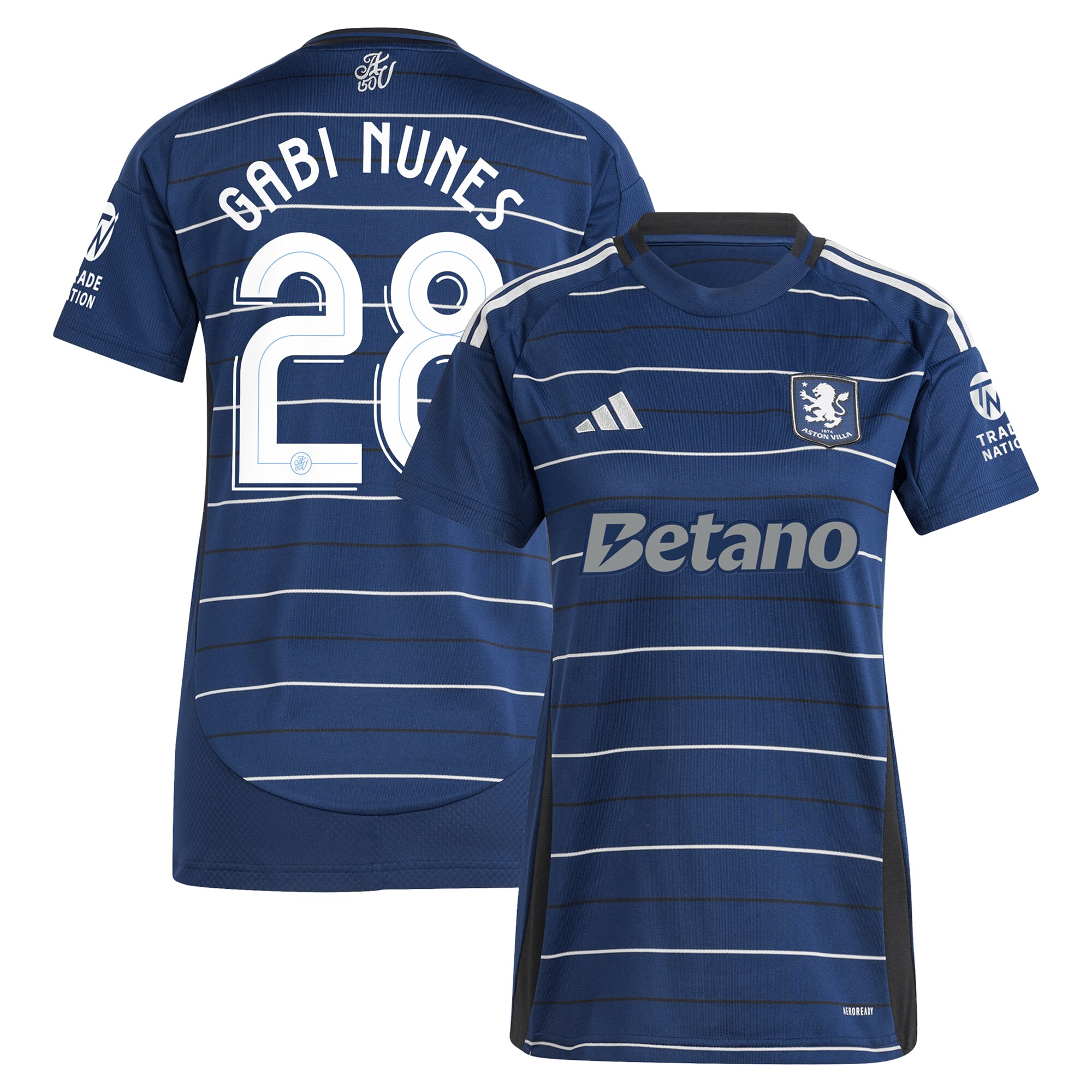 aston villa adidas third shirt 2024-25 – womens with gabi nunes 28 cup printing Collection - Aston Villa Fan Shop Official Gear