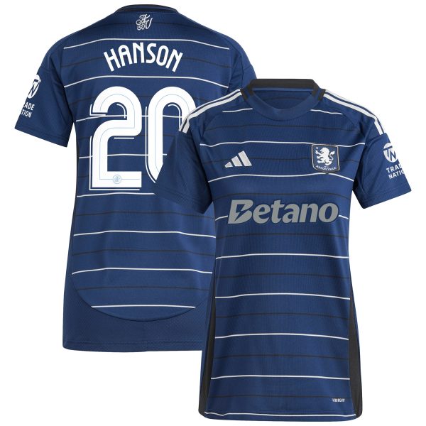 aston villa adidas third shirt 2024-25 – womens with hanson 20 cup printing Collection - Aston Villa Fan Shop Official Gear