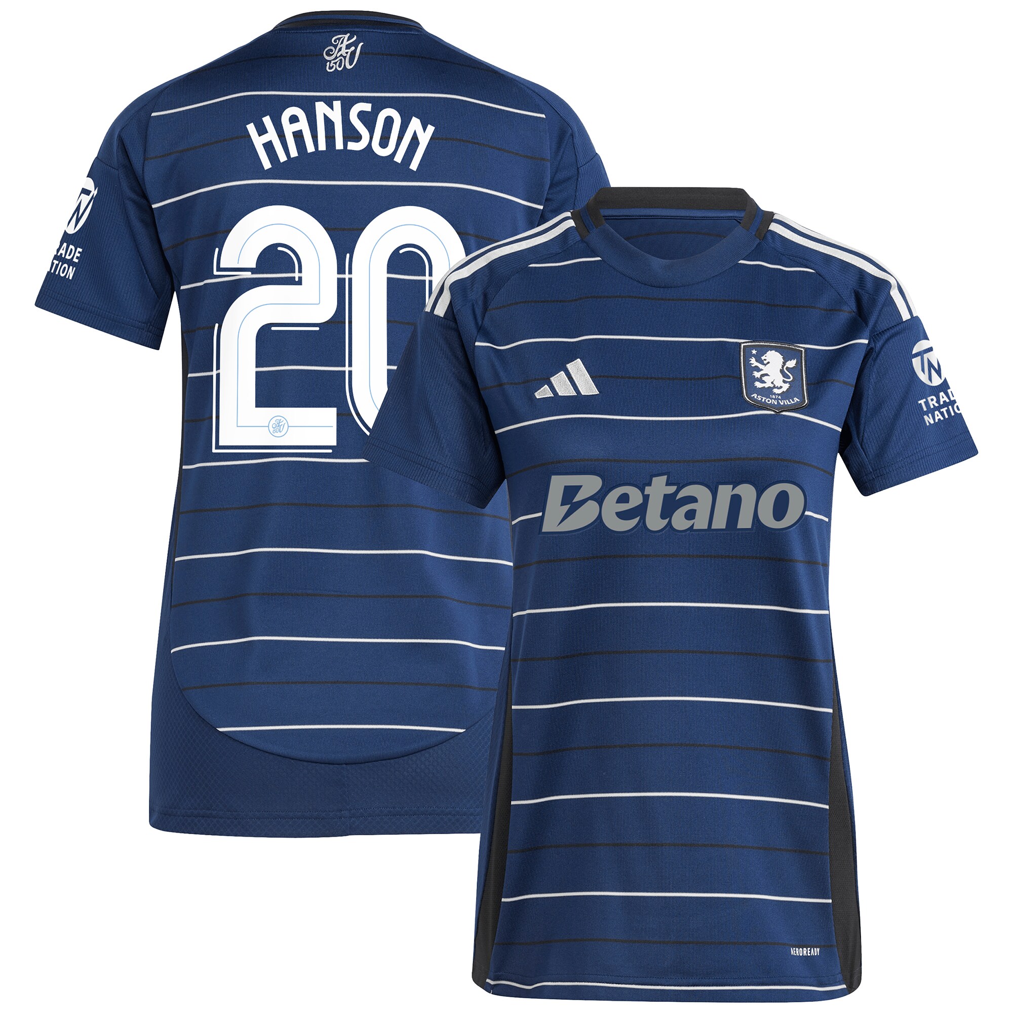 aston villa adidas third shirt 2024-25 – womens with hanson 20 cup printing Collection - Aston Villa Fan Shop Official Gear