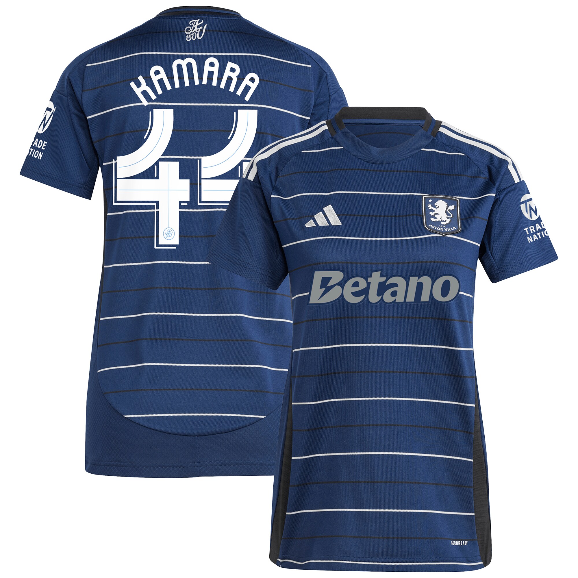 aston villa adidas third shirt 2024-25 – womens with kamara 44 cup printing Collection - Aston Villa Fan Shop Official Gear