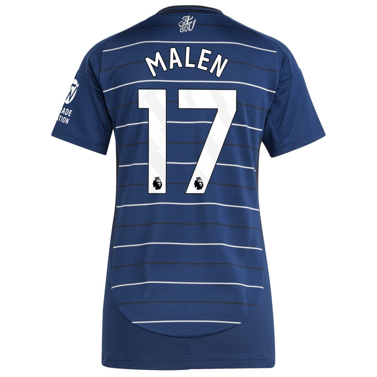 aston villa adidas third shirt 2024-25 – womens with malen 17 printing Collection - Aston Villa Fan Shop Official Gear