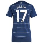 aston villa adidas third shirt 2024-25 – womens with malen 17 printing Collection - Aston Villa Fan Shop Official Gear