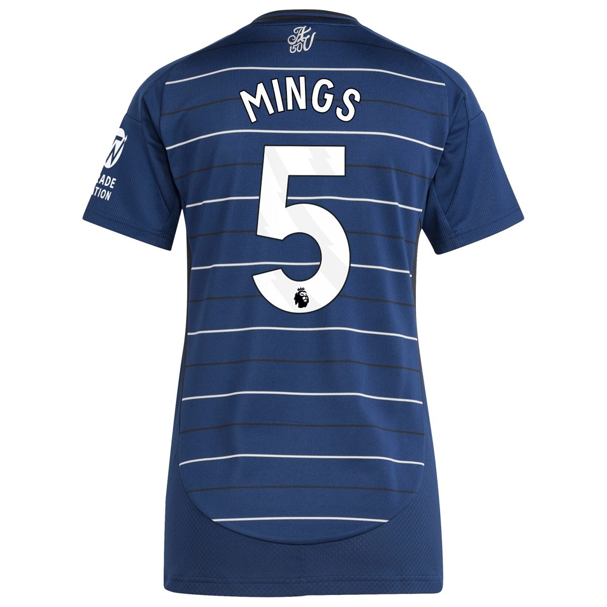 aston villa adidas third shirt 2024-25 – womens with mings 5 printing Collection - Aston Villa Fan Shop Official Gear