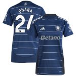 aston villa adidas third shirt 2024-25 – womens with onana 24 printing Collection - Aston Villa Fan Shop Official Gear