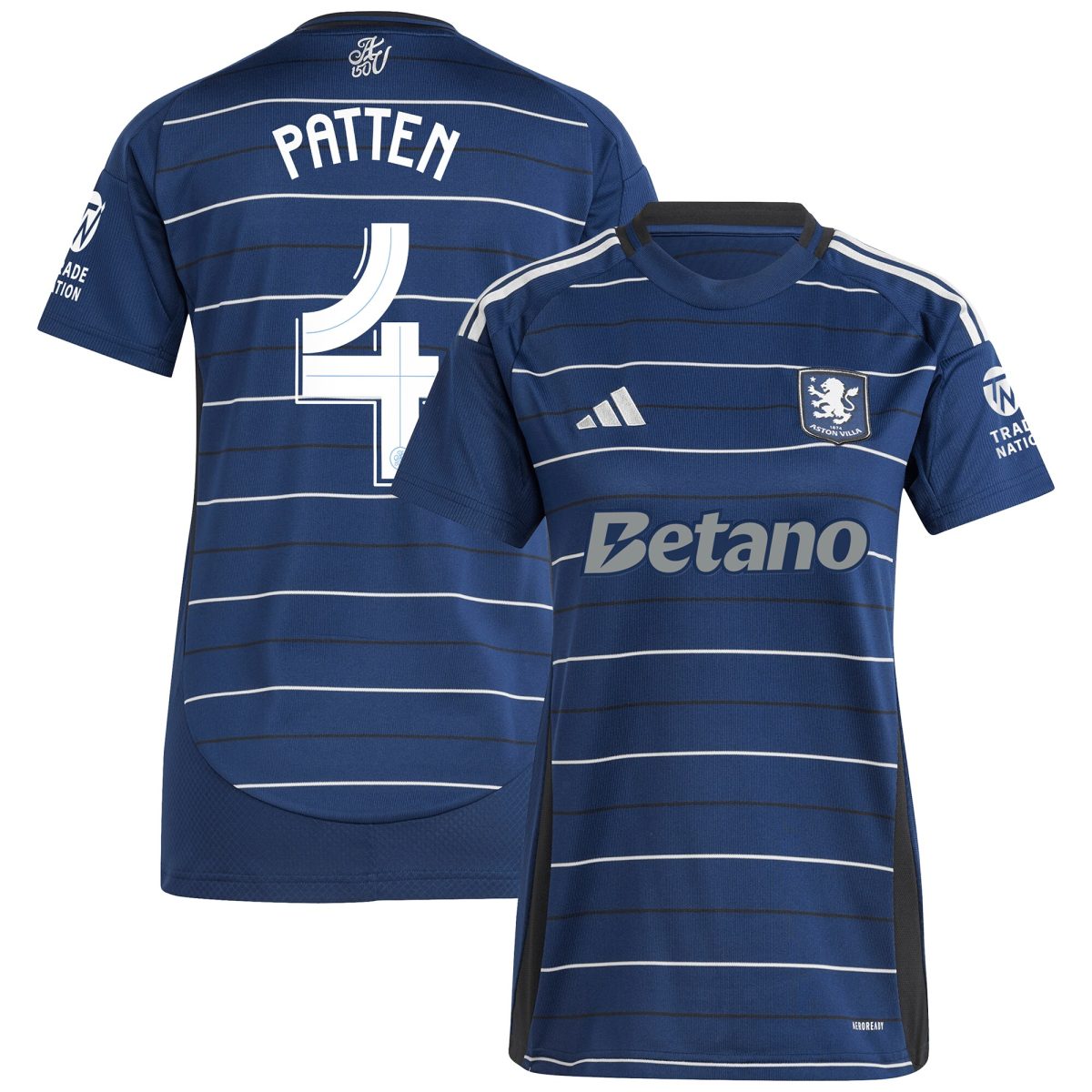 aston villa adidas third shirt 2024-25 – womens with patten 4 cup printing Collection - Aston Villa Fan Shop Official Gear