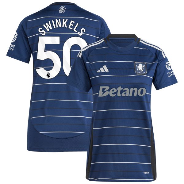 aston villa adidas third shirt 2024-25 – womens with swinkels 50 printing Collection - Aston Villa Fan Shop Official Gear