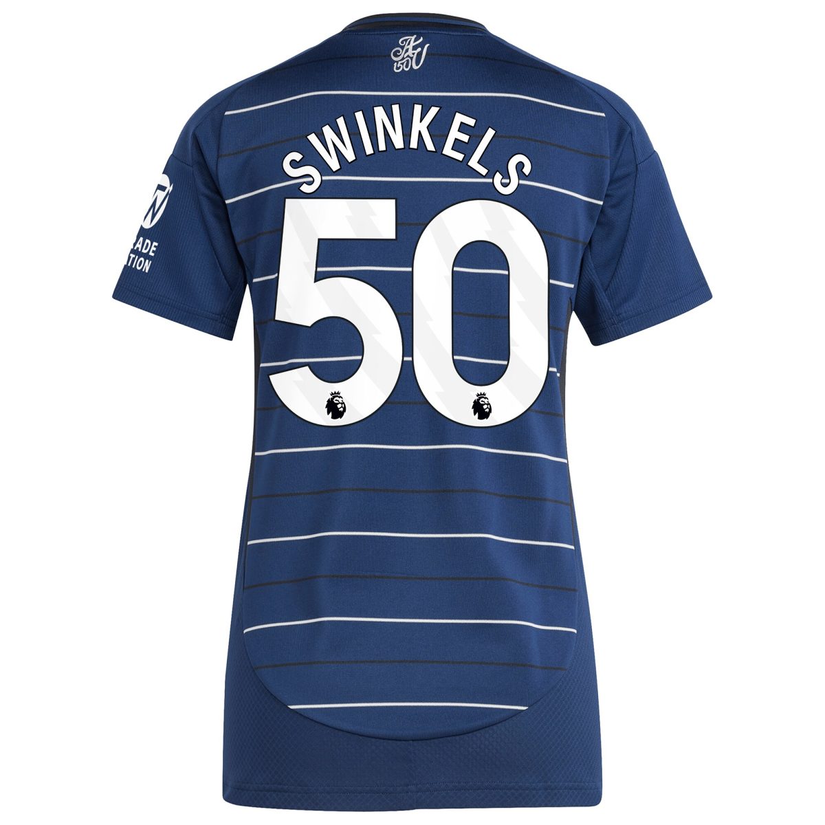 aston villa adidas third shirt 2024-25 – womens with swinkels 50 printing Collection - Aston Villa Fan Shop Official Gear