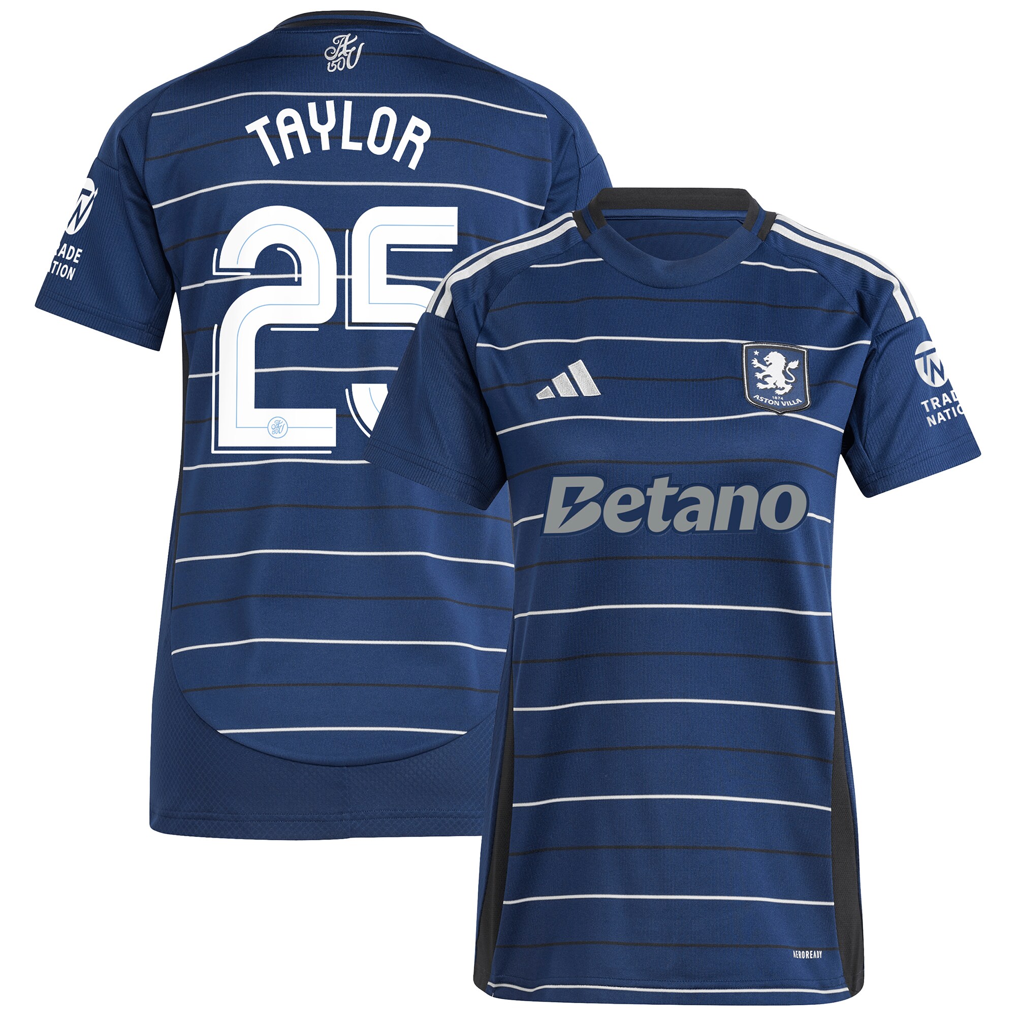 aston villa adidas third shirt 2024-25 – womens with taylor 25 cup printing Collection - Aston Villa Fan Shop Official Gear