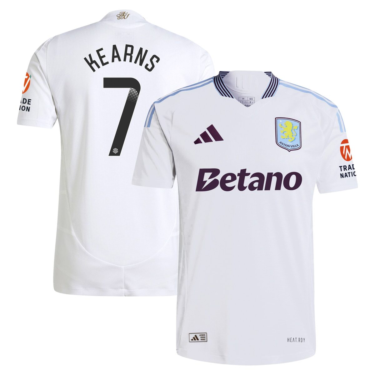 aston villa adidas wsl away authentic shirt 2024-25 with kearns 7 printing Collection – Aston Villa Fan Shop Official Gear Collection - Aston Villa Fan Shop Official Gear