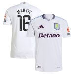 aston villa adidas wsl away authentic shirt 2024-25 with maritz 16 printing Collection - Aston Villa Fan Shop Official Gear