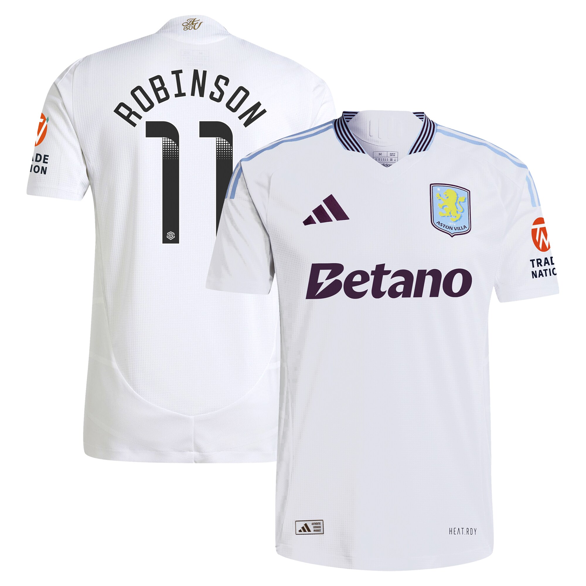 aston villa adidas wsl away authentic shirt 2024-25 with robinson 11 printing Collection – Aston Villa Fan Shop Official Gear Collection - Aston Villa Fan Shop Official Gear