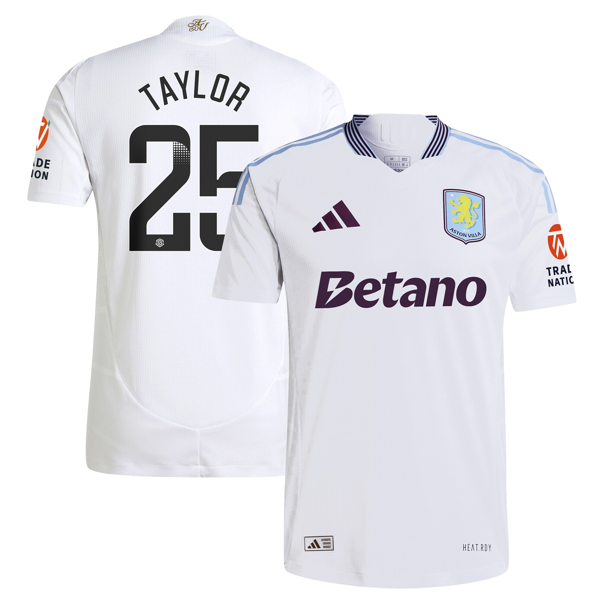aston villa adidas wsl away authentic shirt 2024-25 with taylor 25 printing Collection – Aston Villa Fan Shop Official Gear Collection - Aston Villa Fan Shop Official Gear