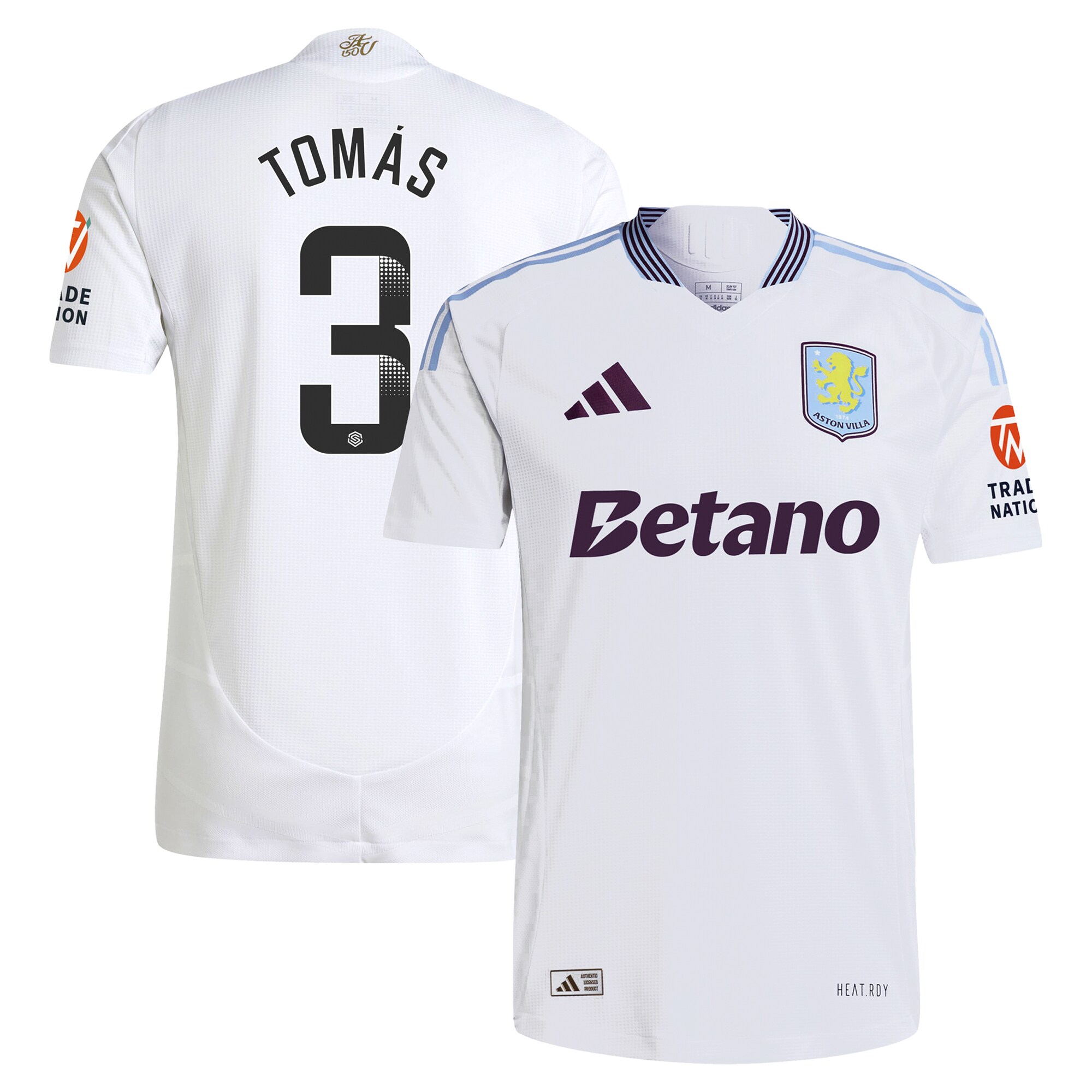 aston villa adidas wsl away authentic shirt 2024-25 with tomás 3 printing Collection – Aston Villa Fan Shop Official Gear Collection - Aston Villa Fan Shop Official Gear