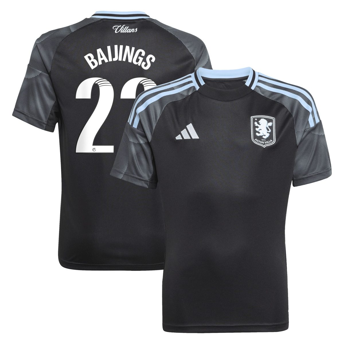 aston villa adidas wsl away shirt 2025-26 – kids with baijings 22 printing Collection – Aston Villa Fan Shop Official Gear Collection - Aston Villa Fan Shop Official Gear