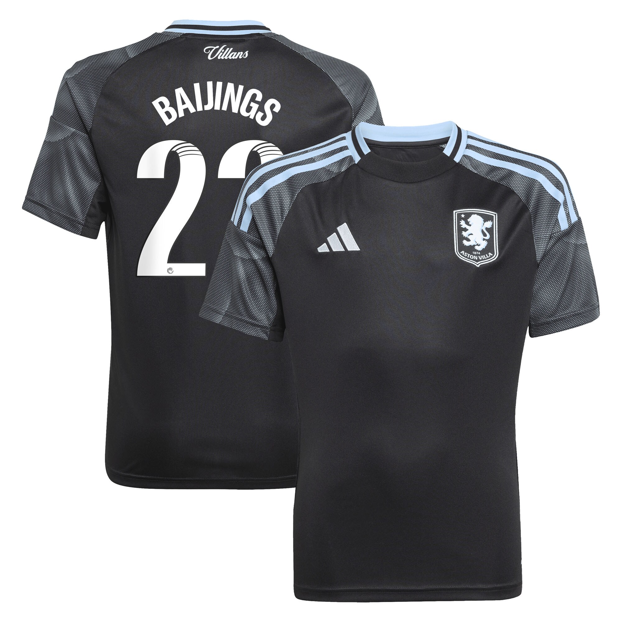 aston villa adidas wsl away shirt 2025-26 – kids with baijings 22 printing Collection – Aston Villa Fan Shop Official Gear Collection - Aston Villa Fan Shop Official Gear
