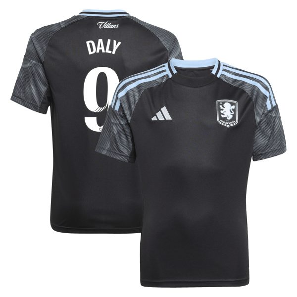 aston villa adidas wsl away shirt 2025-26 – kids with daly 9 printing Collection – Aston Villa Fan Shop Official Gear Collection - Aston Villa Fan Shop Official Gear
