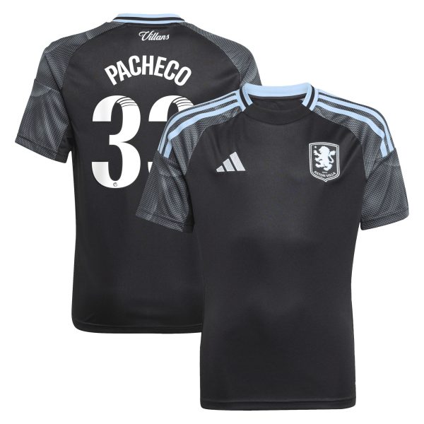 aston villa adidas wsl away shirt 2025-26 – kids with pacheco 33 printing Collection – Aston Villa Fan Shop Official Gear Collection - Aston Villa Fan Shop Official Gear