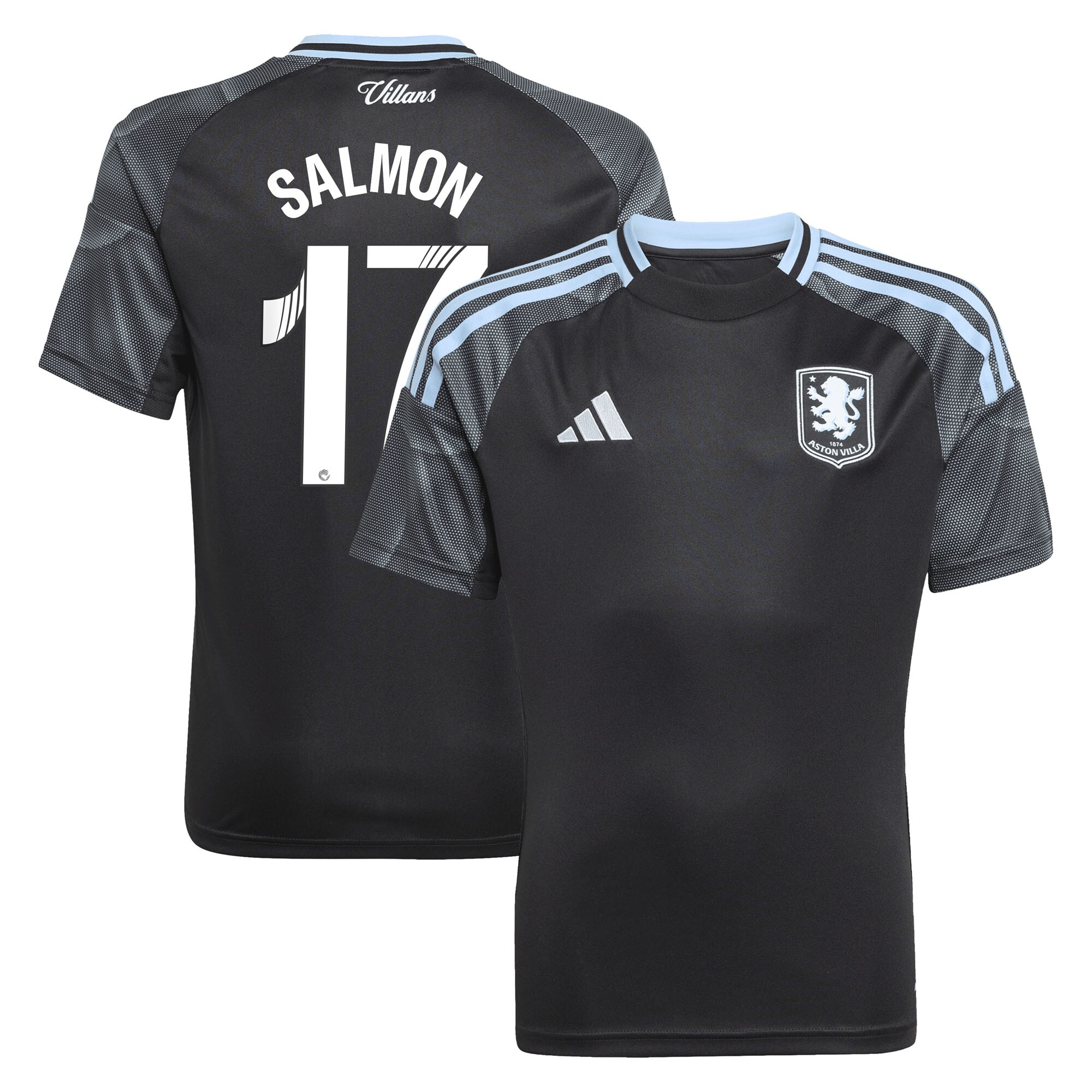 aston villa adidas wsl away shirt 2025-26 – kids with salmon 17 printing Collection – Aston Villa Fan Shop Official Gear Collection - Aston Villa Fan Shop Official Gear