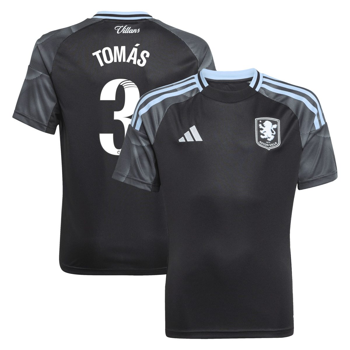 aston villa adidas wsl away shirt 2025-26 – kids with tomás 3 printing Collection – Aston Villa Fan Shop Official Gear Collection - Aston Villa Fan Shop Official Gear
