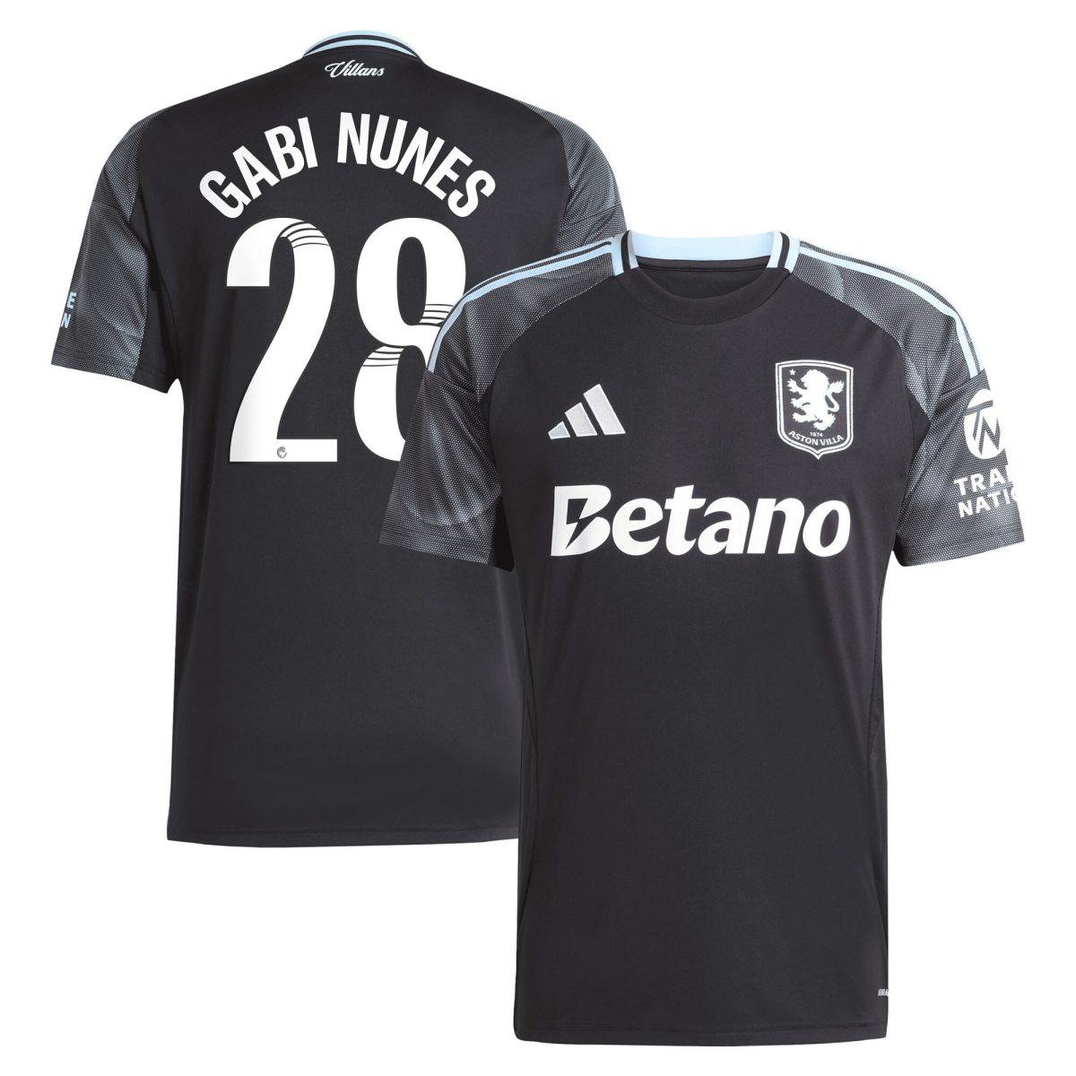 aston villa adidas wsl away shirt 2025-26 with gabi nunes 28 printing Collection – Aston Villa Fan Shop Official Gear Collection - Aston Villa Fan Shop Official Gear