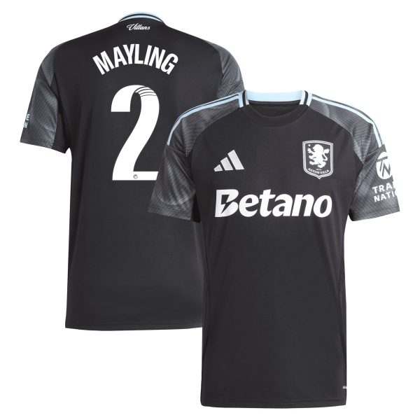 aston villa adidas wsl away shirt 2025-26 with mayling 2 printing Collection – Aston Villa Fan Shop Official Gear Collection - Aston Villa Fan Shop Official Gear