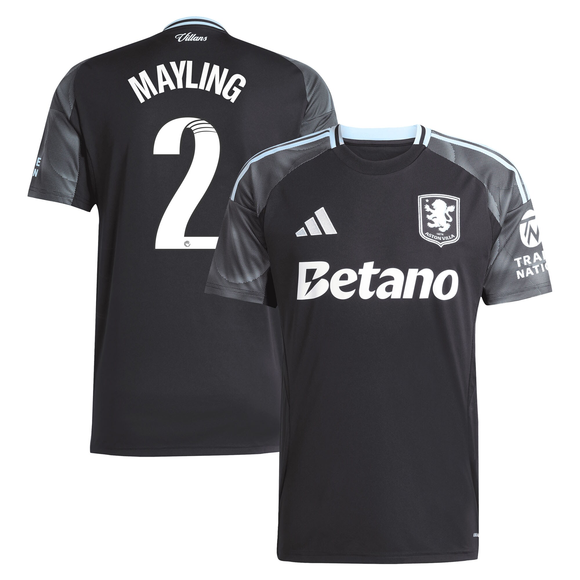 aston villa adidas wsl away shirt 2025-26 with mayling 2 printing Collection – Aston Villa Fan Shop Official Gear Collection - Aston Villa Fan Shop Official Gear