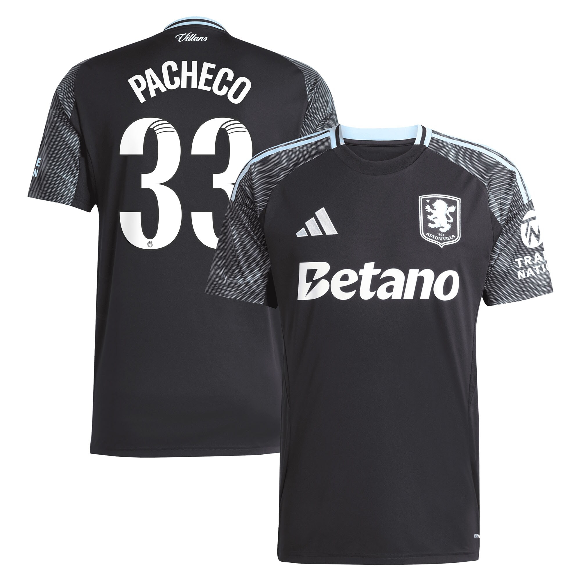 aston villa adidas wsl away shirt 2025-26 with pacheco 33 printing Collection – Aston Villa Fan Shop Official Gear Collection - Aston Villa Fan Shop Official Gear