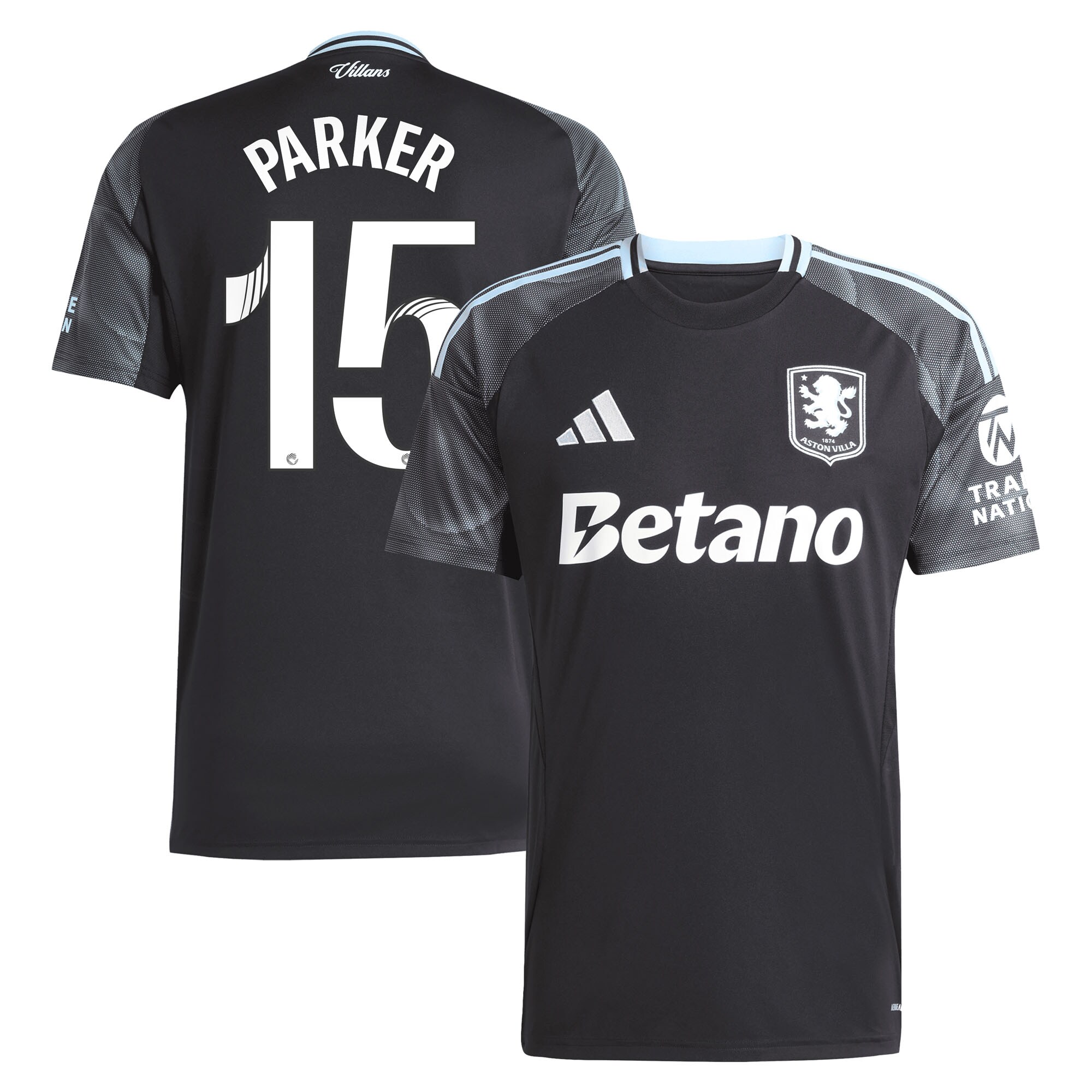 aston villa adidas wsl away shirt 2025-26 with parker 15 printing Collection – Aston Villa Fan Shop Official Gear Collection - Aston Villa Fan Shop Official Gear