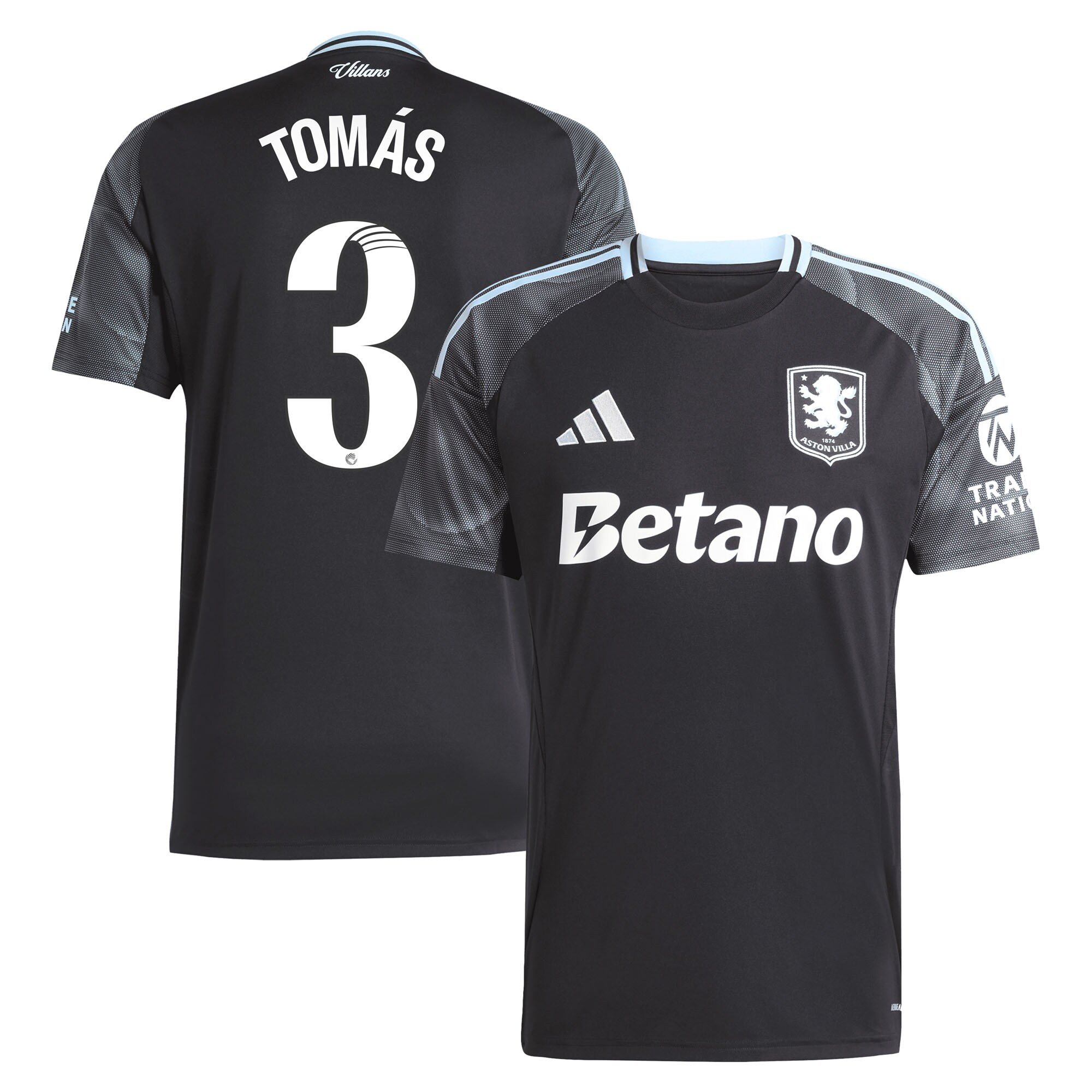 aston villa adidas wsl away shirt 2025-26 with tomás 3 printing Collection – Aston Villa Fan Shop Official Gear Collection - Aston Villa Fan Shop Official Gear