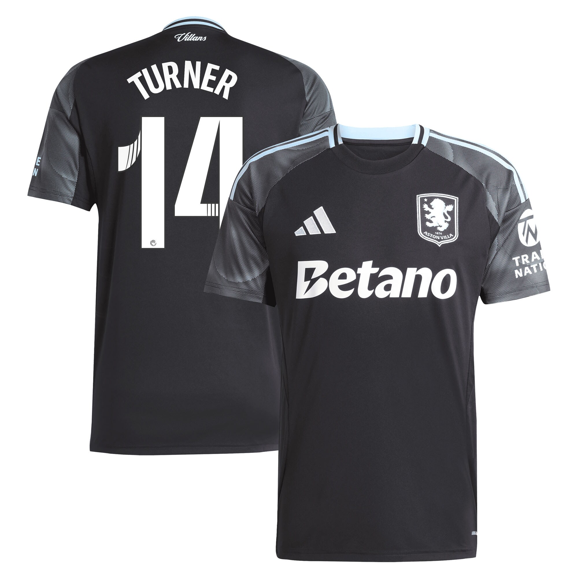 aston villa adidas wsl away shirt 2025-26 with turner 14 printing Collection – Aston Villa Fan Shop Official Gear Collection - Aston Villa Fan Shop Official Gear
