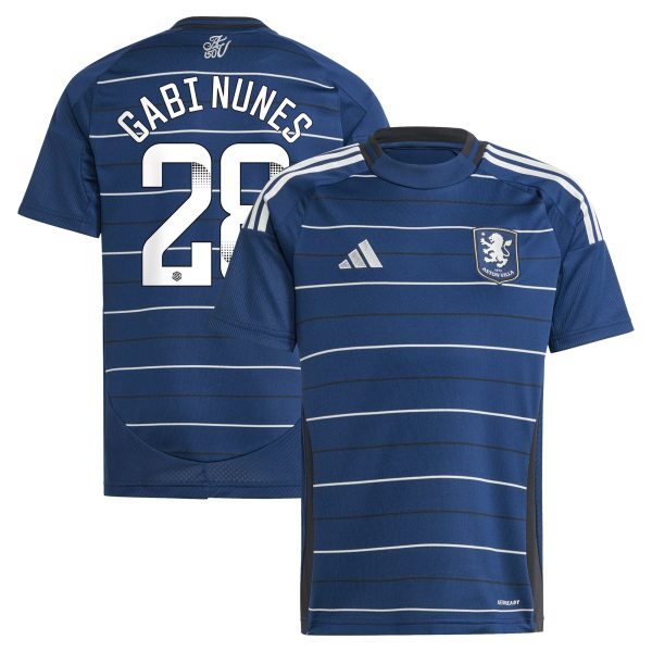 aston villa adidas wsl third shirt 2024-25 – kids with gabi nunes 28 printing Collection - Aston Villa Fan Shop Official Gear