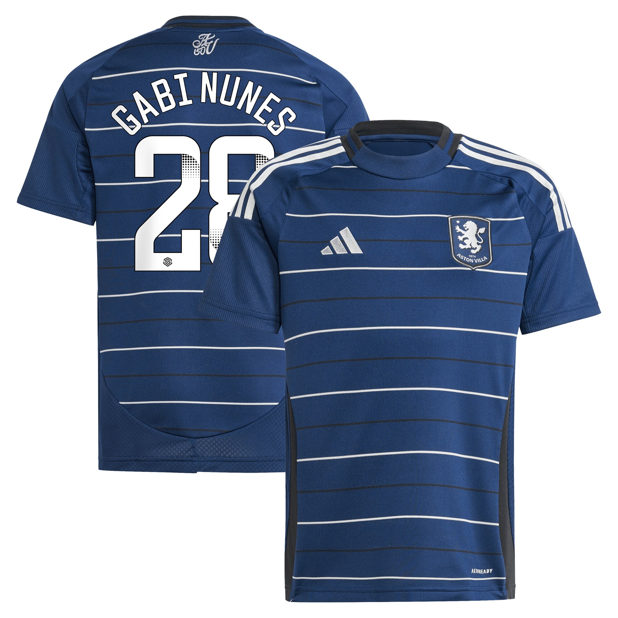 aston villa adidas wsl third shirt 2024-25 – kids with gabi nunes 28 printing Collection - Aston Villa Fan Shop Official Gear