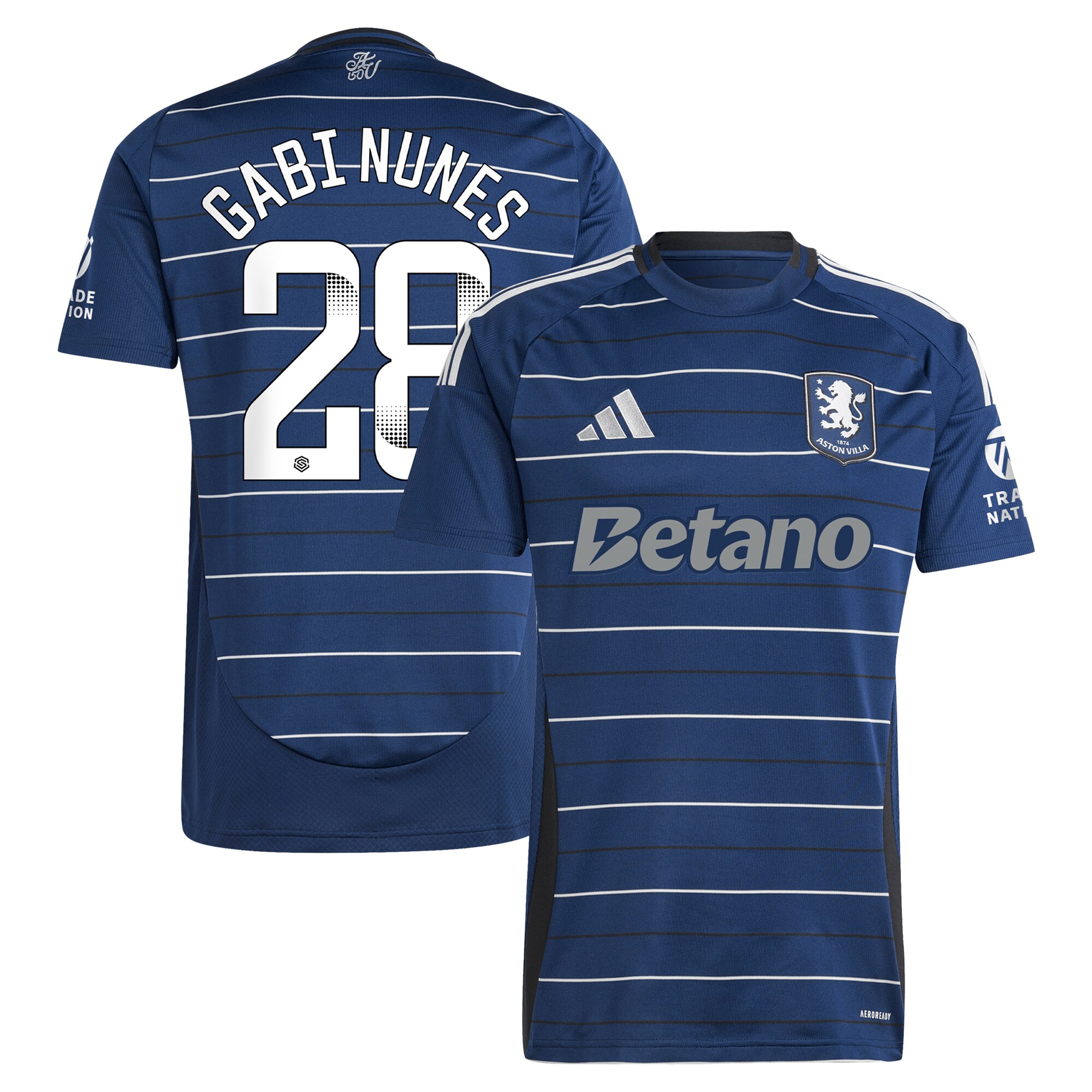 aston villa adidas wsl third shirt 2024-25 with gabi nunes 28 printing Collection - Aston Villa Fan Shop Official Gear