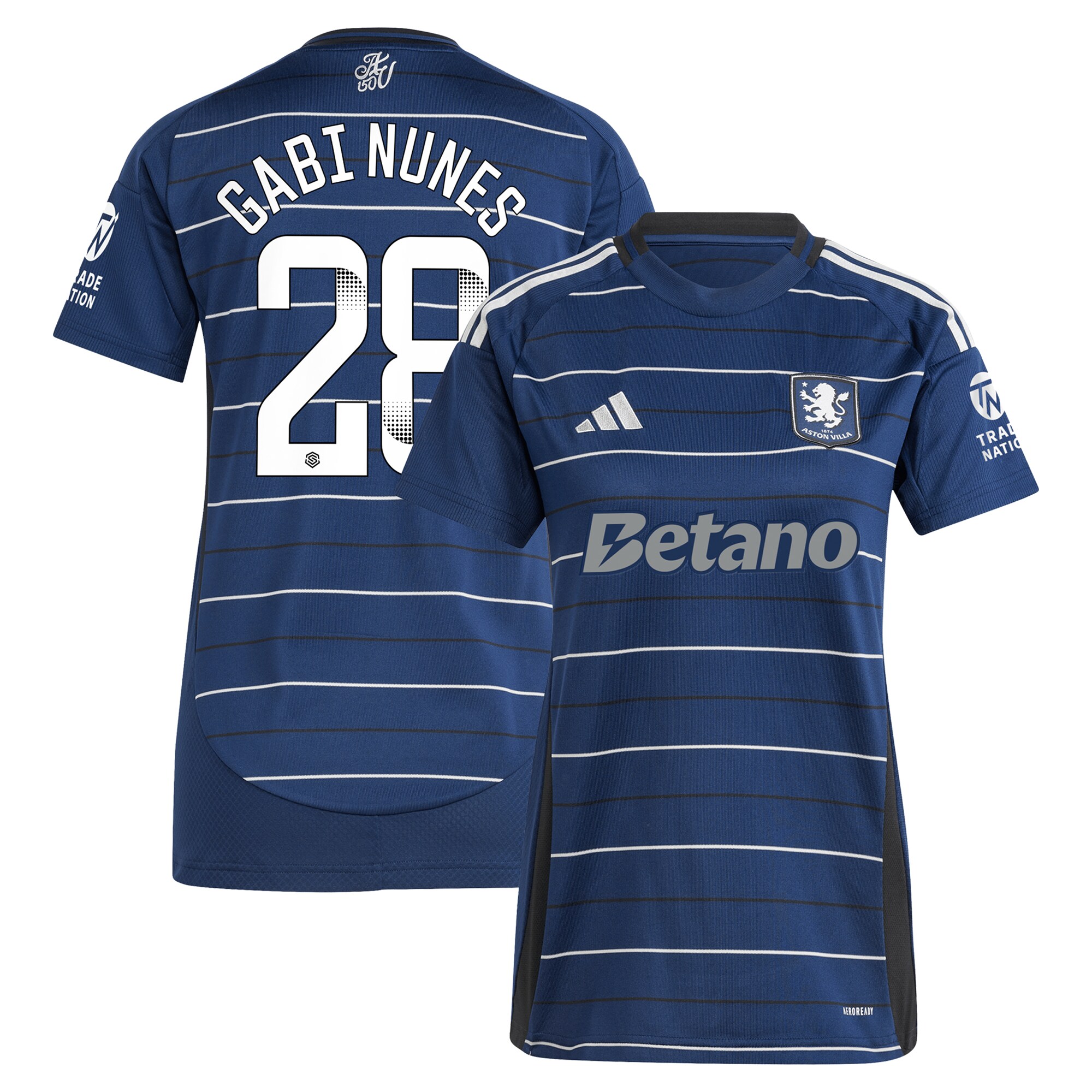 aston villa adidas wsl third shirt 2024-25 – womens with gabi nunes 28 printing Collection - Aston Villa Fan Shop Official Gear