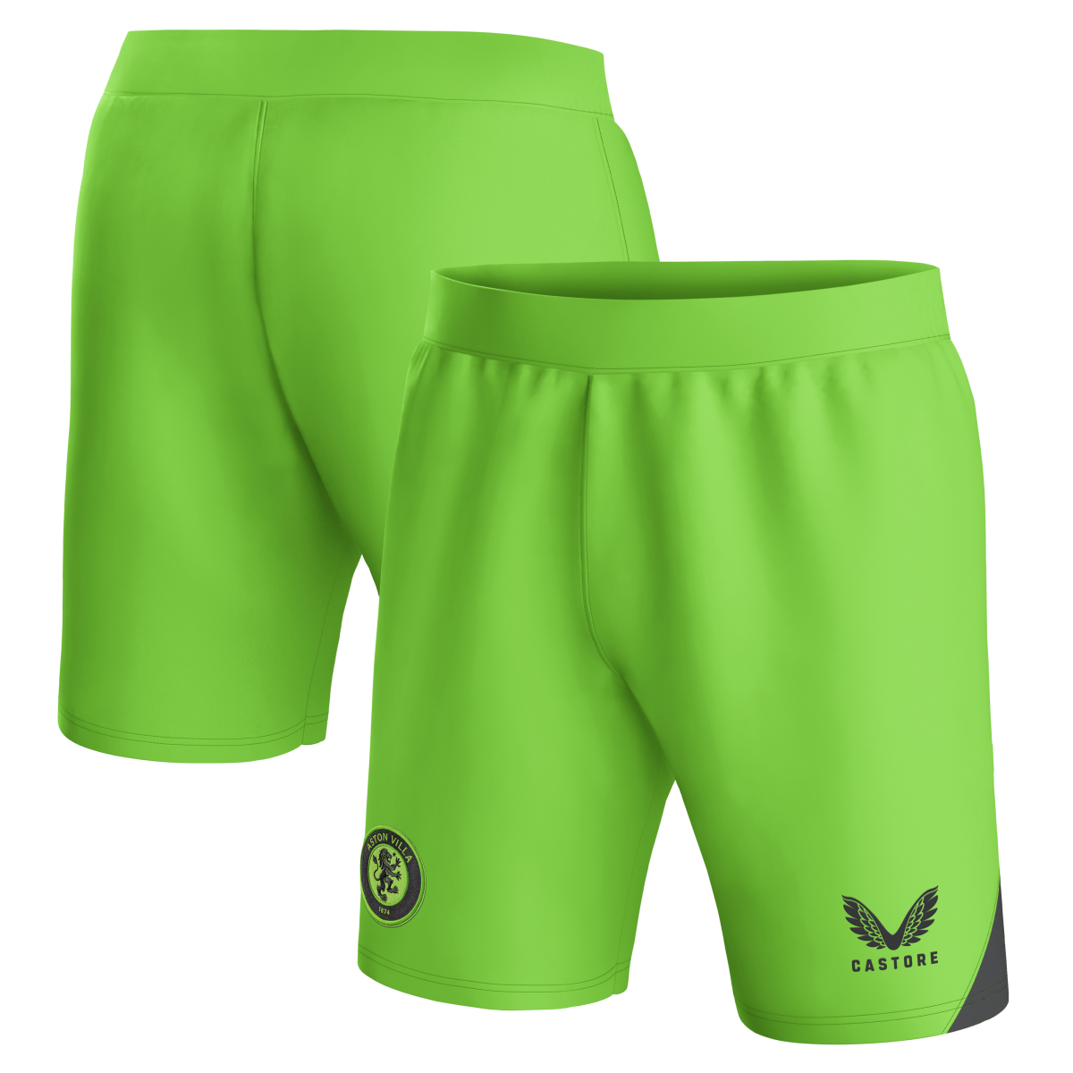 aston villa castore away goalkeeper shorts 2023-24 – kids – 13385917 with custom printing Collection - Aston Villa Fan Shop Official Gear