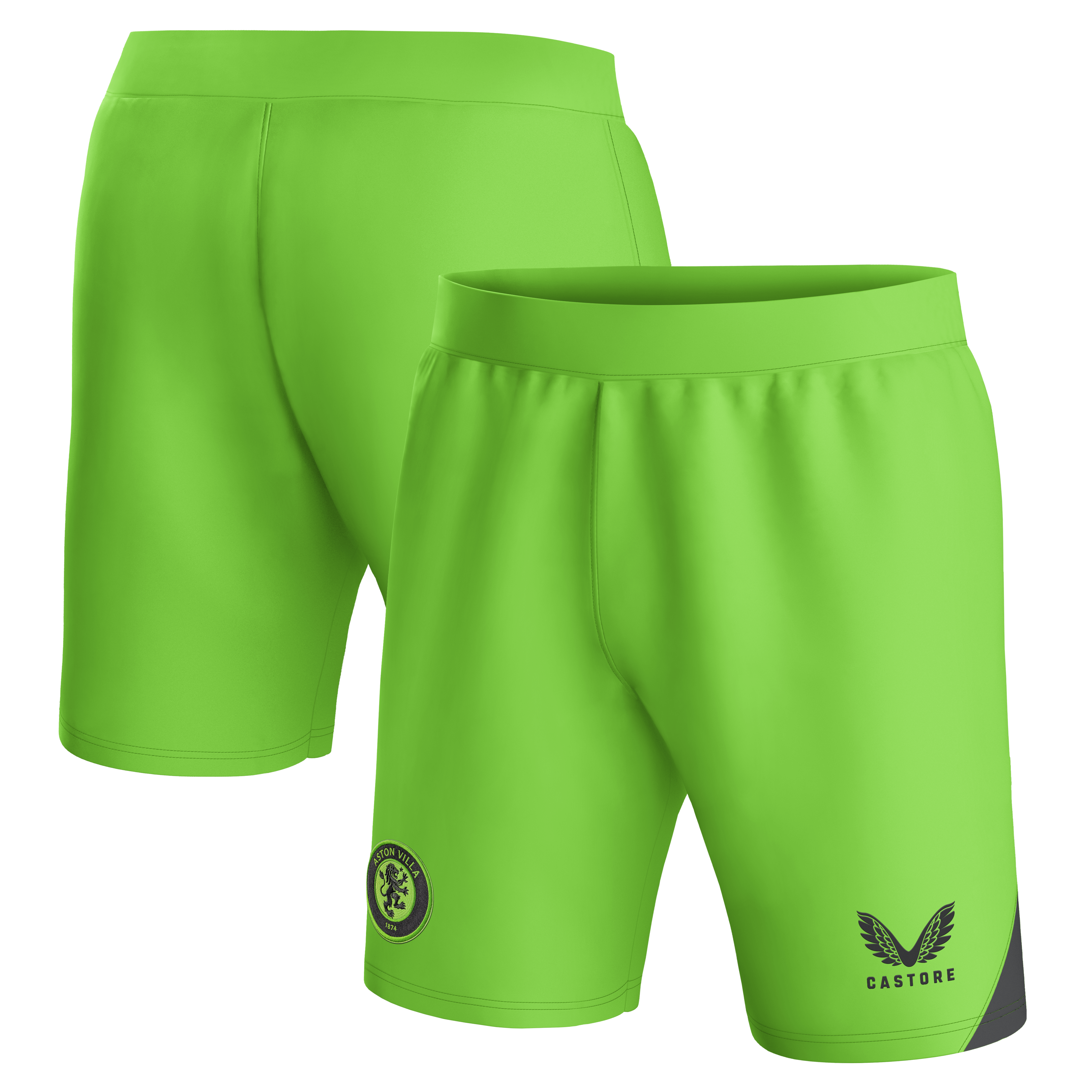 aston villa castore away goalkeeper shorts 2023-24 – kids – 13385917 with custom printing Collection - Aston Villa Fan Shop Official Gear
