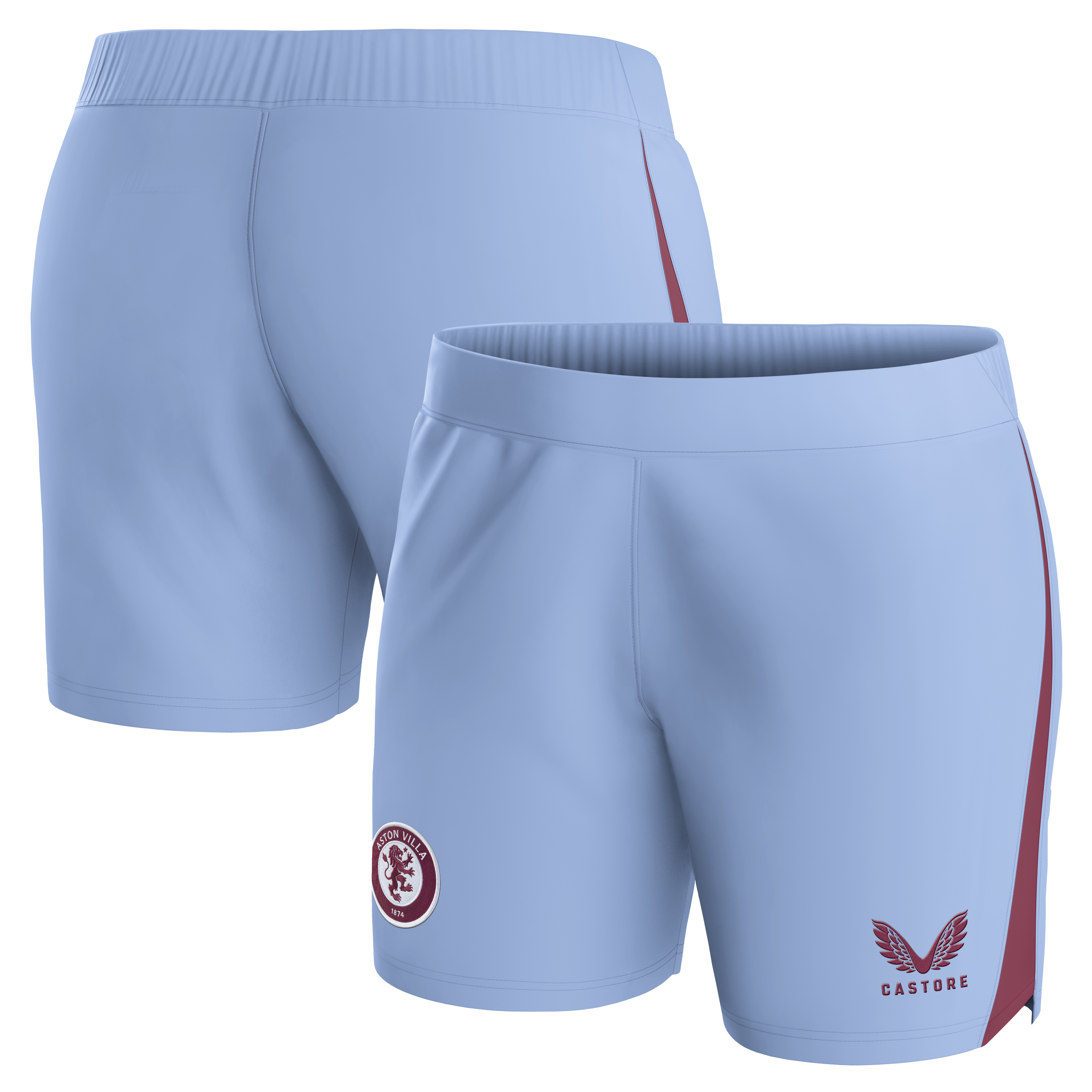 aston villa castore away shorts 2023-24 – womens with custom printing Collection - Aston Villa Fan Shop Official Gear