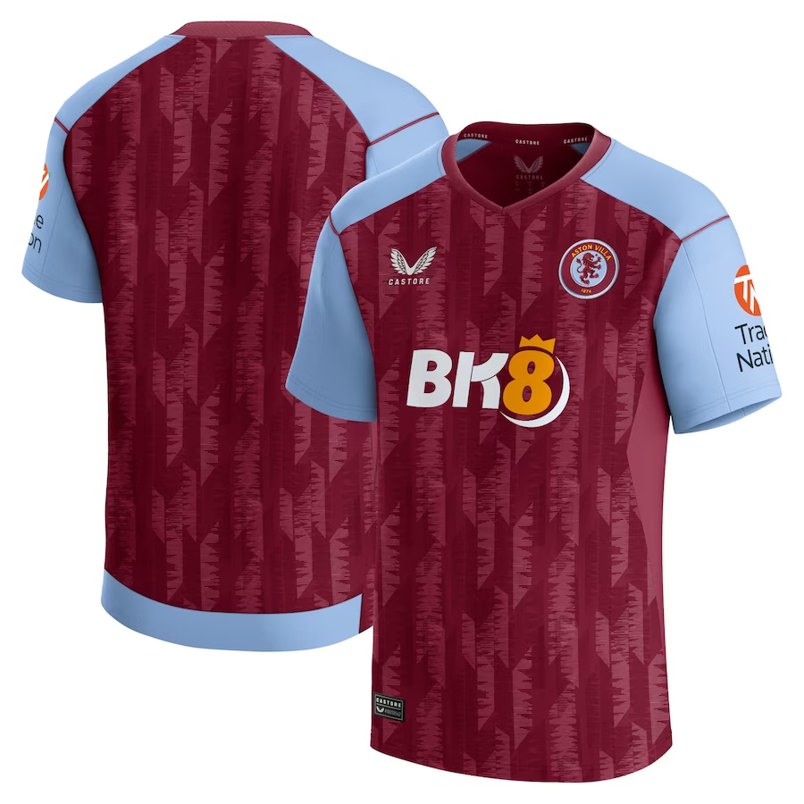 aston villa castore home shirt 2023-24 with custom printing Collection - Aston Villa Fan Shop Official Gear