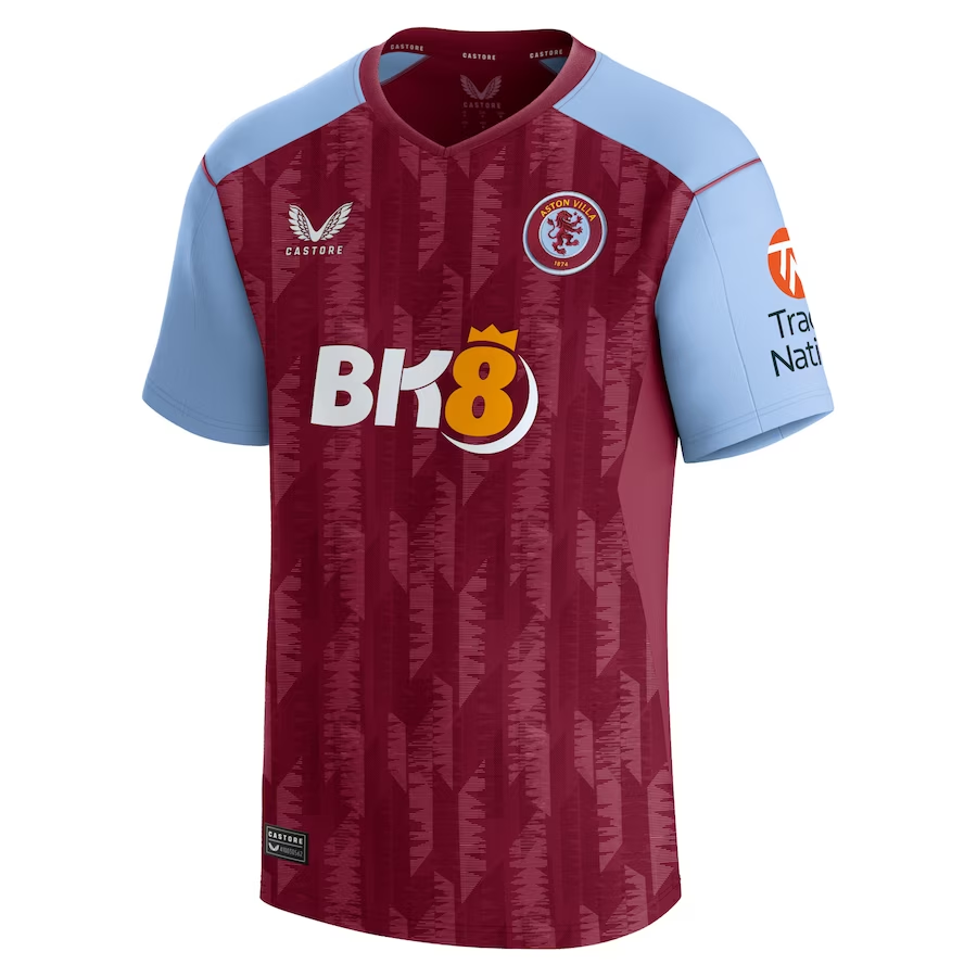 aston villa castore home shirt 2023-24 with custom printing Collection - Aston Villa Fan Shop Official Gear