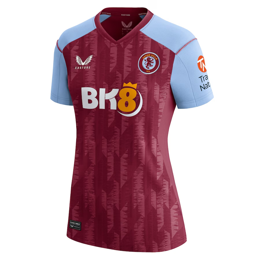 aston villa castore home shirt 2023-24 – womens with custom printing Collection - Aston Villa Fan Shop Official Gear