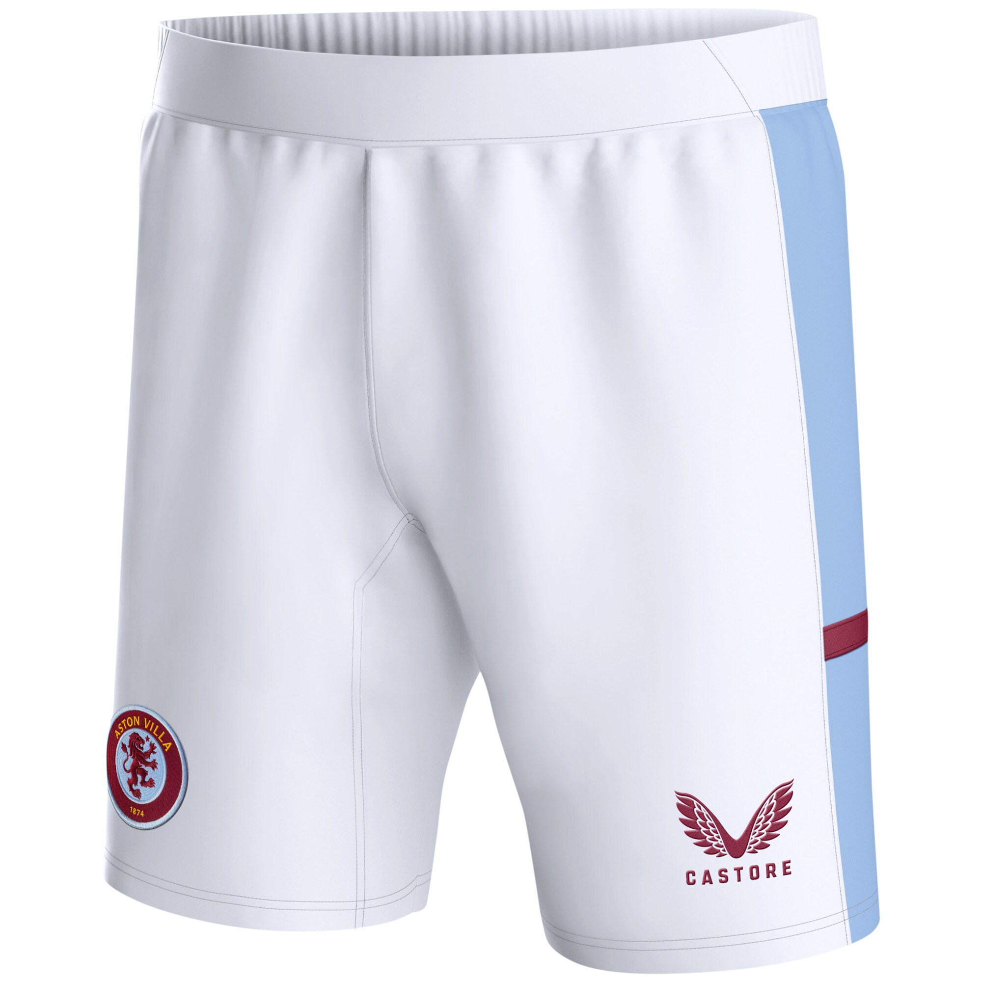 aston villa castore home shorts 2023-24 – kids with custom printing Collection - Aston Villa Fan Shop Official Gear