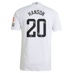 aston villa wsl adidas away authentic shirt 2024-25 with hanson 20 printing Collection - Aston Villa Fan Shop Official Gear