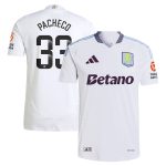aston villa wsl adidas away authentic shirt 2024-25 with pacheco 33 printing Collection - Aston Villa Fan Shop Official Gear